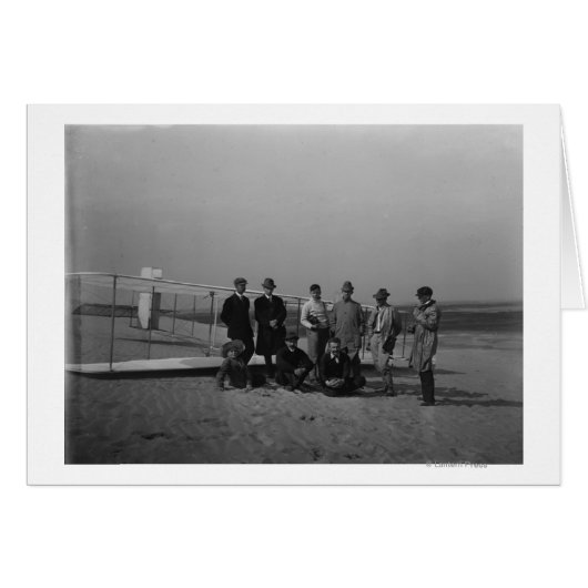 Group portrait in front of glider at Kill Cards (Front Horizontal)