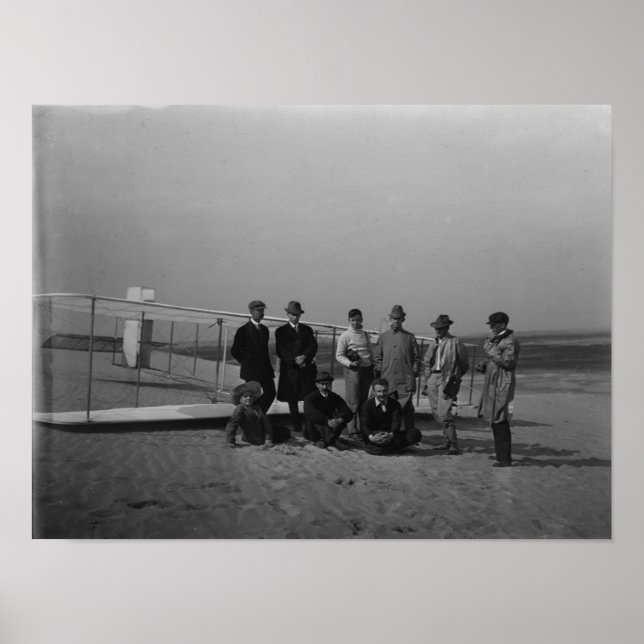 Group portrait in front of glider at Kill Poster (Front)