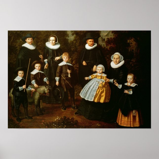 Group portrait of three generations of a poster (Front)