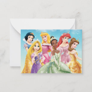 Group Princess Valentine's Day Note Card