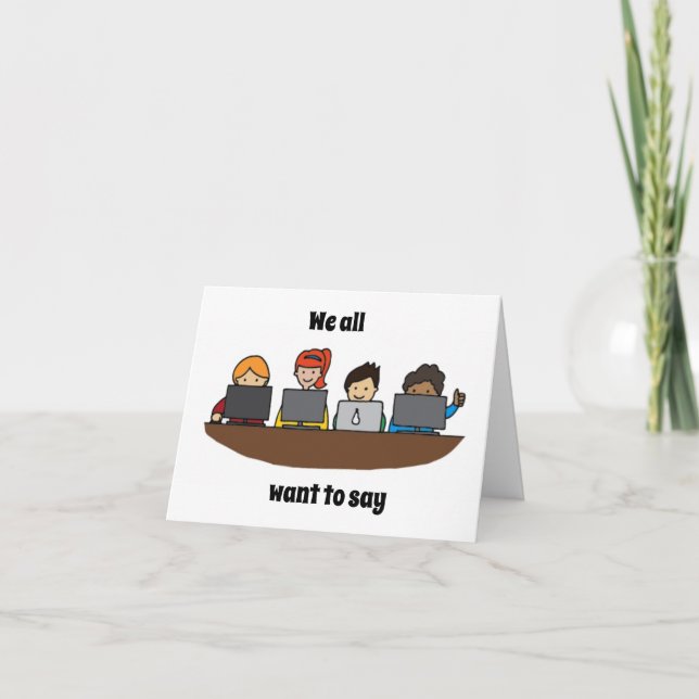 *GROUP SAYS* HAPPY BIRTHDAY TO YOU! CARD (Front)