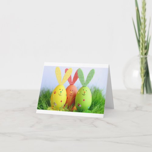 GROUP SAYS HAPPY EASTERSPRINGTIME TOO CARD