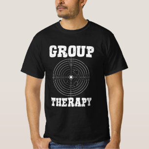Group Therapy Pro Guns Owner Shooting Range Target T-Shirt