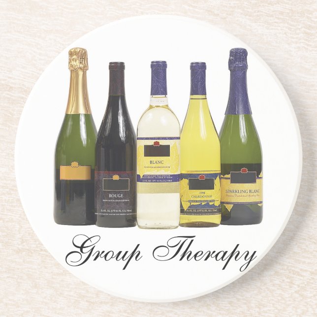 Group Therapy Wine coasters (Front)