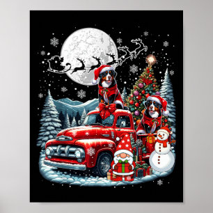 Group Xmas Gnome Santa Entlebucher Mountains On Ck Poster