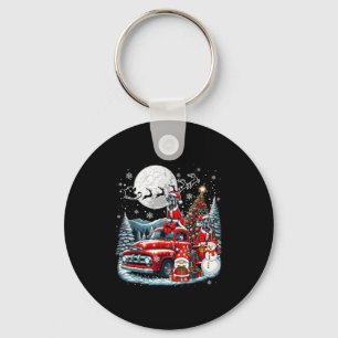 Group Xmas Gnome Snowman Santa Great Danes On Ckup Keychain
