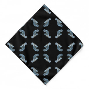 Grouper - Abstract Design - Cut out of a photo    Bandana