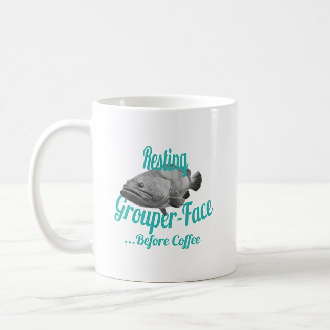 Grouper-Face Coffee Mug (Creator Uploaded)