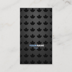 Groupon Maple Leaf Business Card
