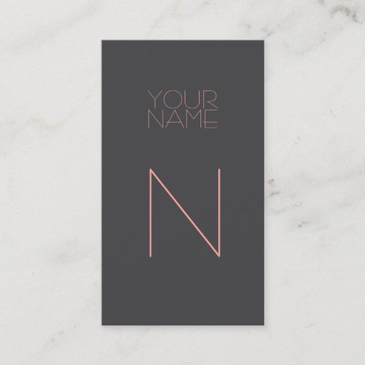 Customizable Groupon Modern Gray Business Card Template