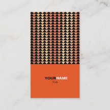 Groupon Modern Orange Business Card