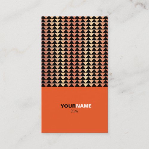 Groupon Modern Orange Business Card