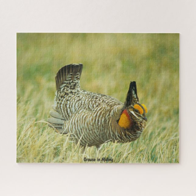 Grouse in Hiding Jigsaw Puzzle (Horizontal)