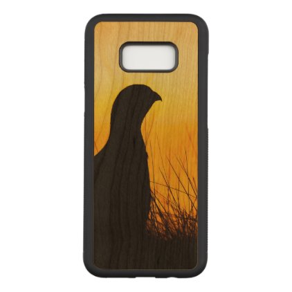 Grouse Silhouette Carved Samsung Galaxy S8+ Case