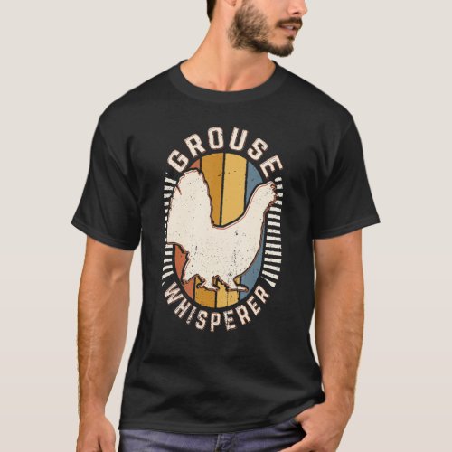 Grouse Whisperer Vintage Classic Retro Animal Love T_Shirt