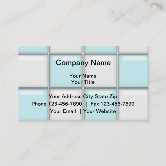 Grout Cleaning Business Cards (Front)