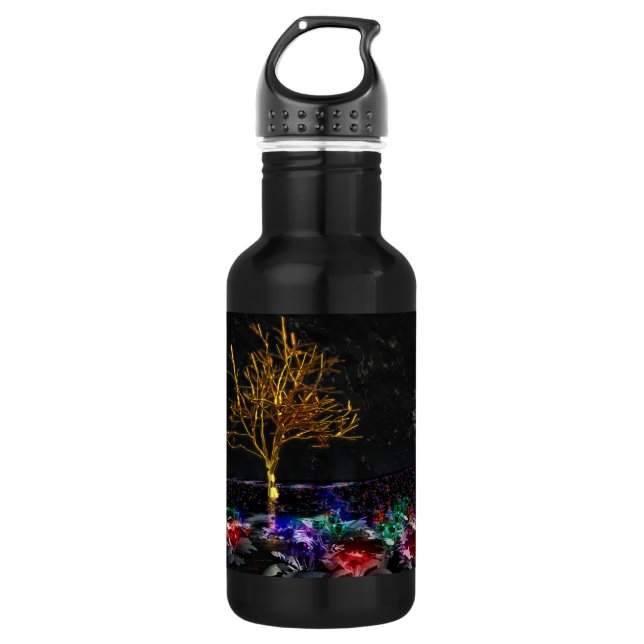 Grove of Living Gems Stainless Steel Water Bottle (Front)