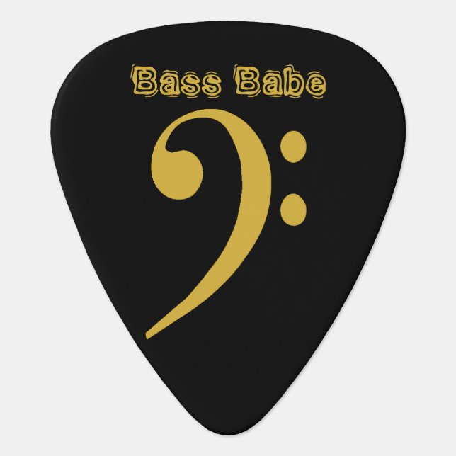Grover Allman Bass Babe Guitar Pick (Front)