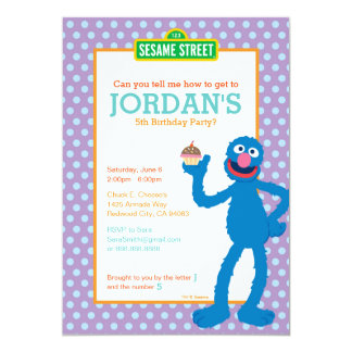 Grover Birthday Card