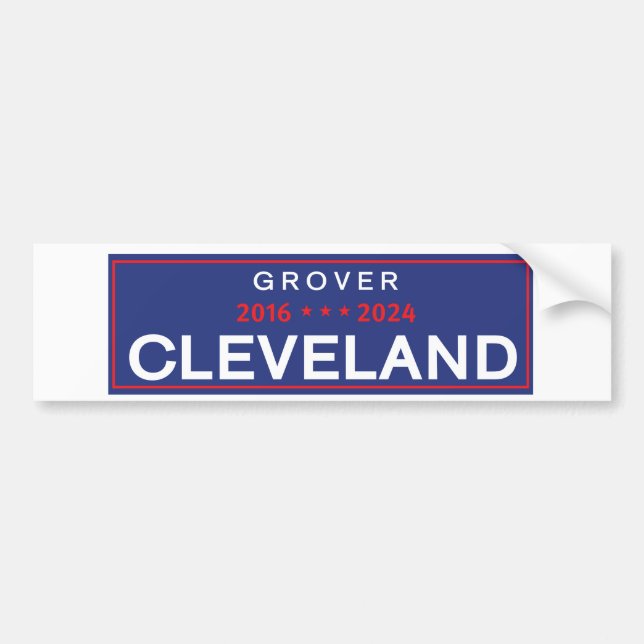 Grover Cleveland 2024 Bumper Sticker (Front)