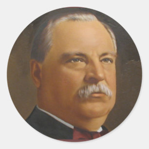 Grover Cleveland  22 &24 Classic Round Sticker