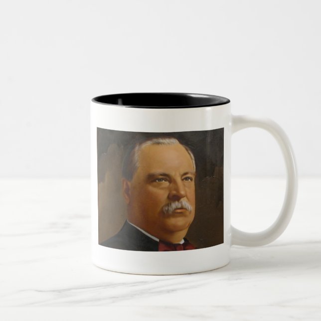 Grover Cleveland  22 &24 Two-Tone Coffee Mug (Right)