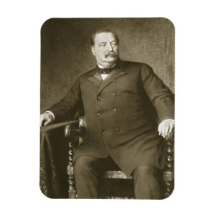 Grover Cleveland, 22nd and 24th President of th Un Magnet