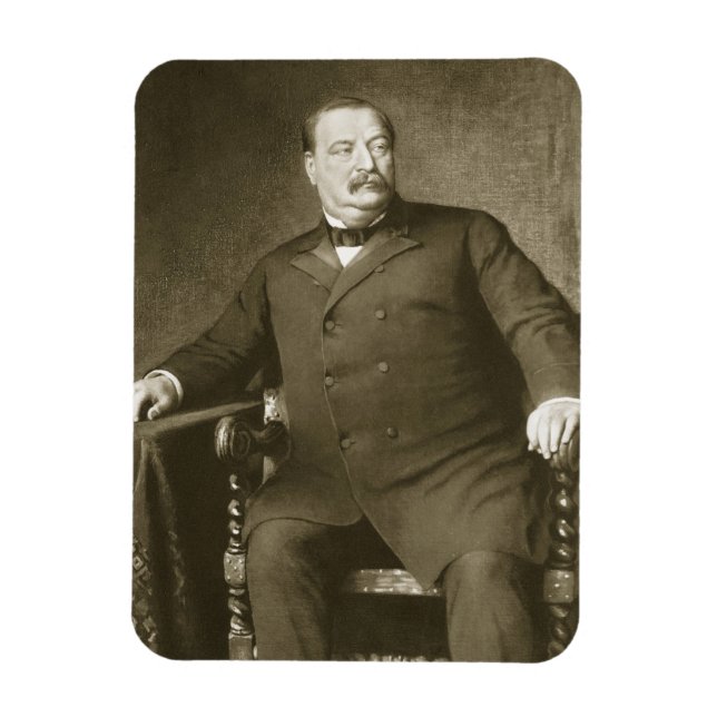 Grover Cleveland, 22nd and 24th President of th Un Magnet (Vertical)