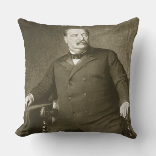 Grover Cleveland 22nd and 24th President of th Un Throw Pillow