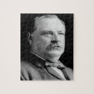 Grover Cleveland 22nd President of America. Jigsaw Puzzle