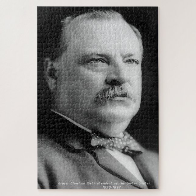 Grover Cleveland 24th President of America. Jigsaw Puzzle (Vertical)
