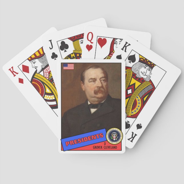 Grover Cleveland Baseball Card (Back)