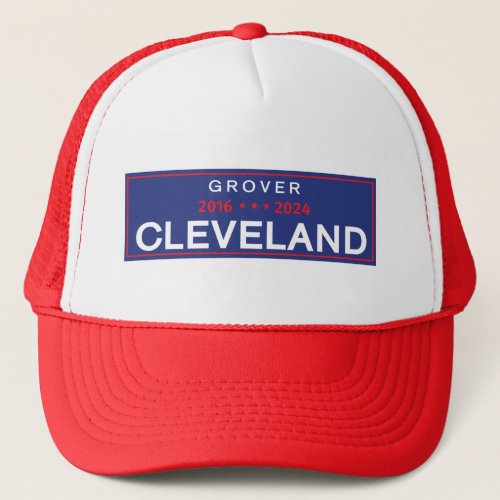 Grover Cleveland Trucker Hat _ rectangle