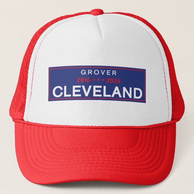 Grover Cleveland Trucker Hat - rectangle (Front)