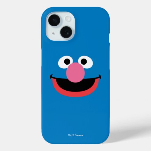 Grover Face Art iPhone 15 Case