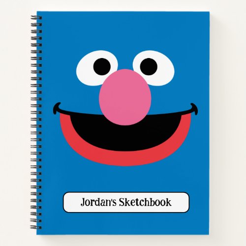 Grover Face Art Drawing Notebook
