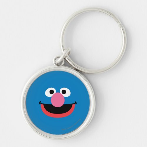 Grover Face Art Keychain