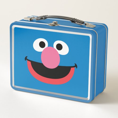 Grover Face Art Metal Lunch Box