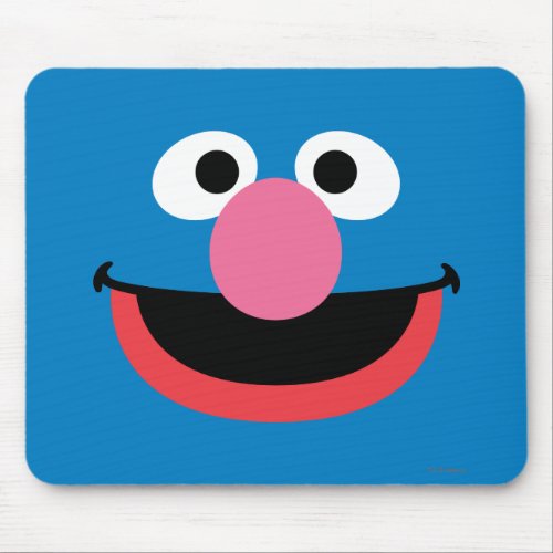 Grover Face Art Mouse Pad