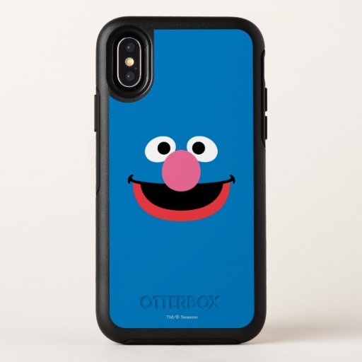 Grover Face Art OtterBox Symmetry iPhone X Case