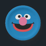 Grover Face Art Paper Plates<br><div class="desc">Whose face is this? it's the face art of Grover!    This item is recommended for ages 2 . ©  2014 Sesame Workshop. www.sesamestreet.org</div>