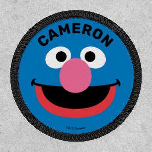 Grover Face Art Patch