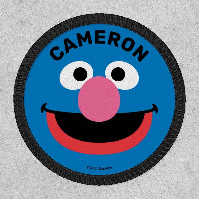 Grover Face Art Patch (Front)