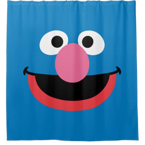 Grover Face Art Shower Curtain