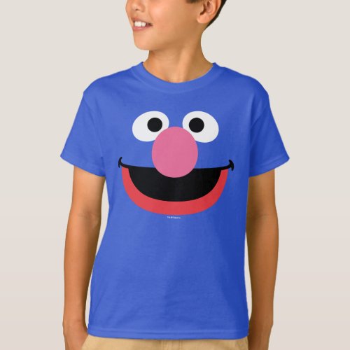 Grover Face Art T_Shirt