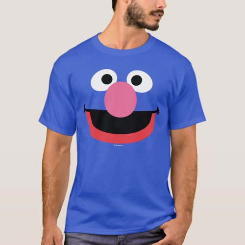 Grover Face Art T_Shirt