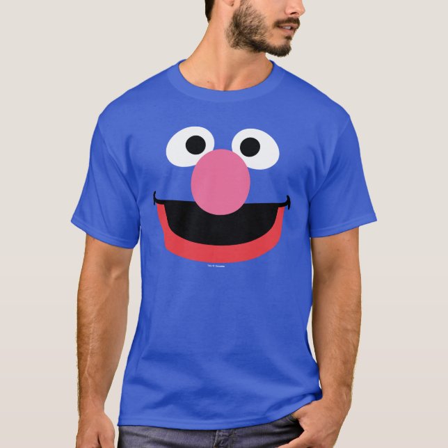 Grover Face Art T-Shirt (Front)
