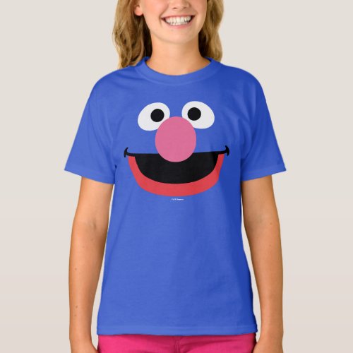 Grover Face Art T_Shirt