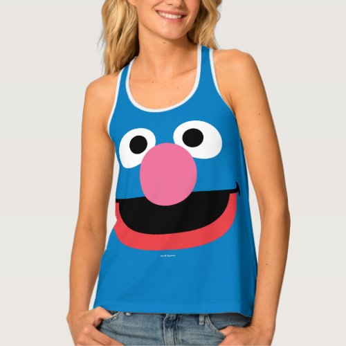 Grover Face Art Tank Top