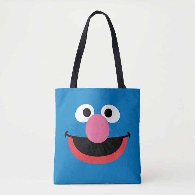 Grover Face Art Tote Bag (Front)